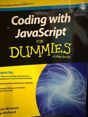 Coding with JavaScript For Dummies - Yellow/Black